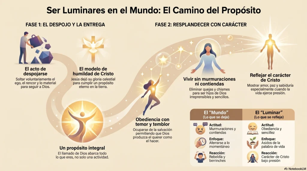 ser luminares en el mundo